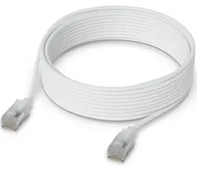 Ubiquiti UniFi Etherlighting Patch kabel 8m bílá / RJ45 / Cat6A / 10GbE / PoE++