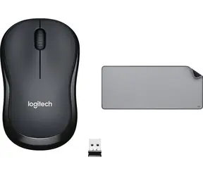 Logitech M220 Silent + Studio Series šedá / Set bezdrátová myš a podložka