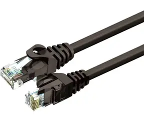 ZOY Patch kabel UTP Cat.6 7m černá / Síťový kabel / RJ-45 / CCA