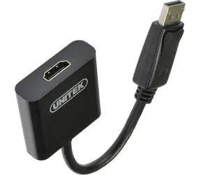 Unitek Y-5118DA černá / Adaptér DisplayPort - HDMI