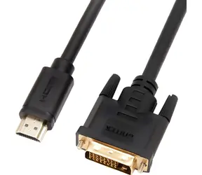 Unitek C1271BK-2M černá / Adaptér HDMI - DVI-D / Obousměrný / 4K 60Hz
