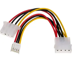 Akyga AK-CA-14 / Rozbočovací kabel Molex – 2x 4-pin / 0,15 m