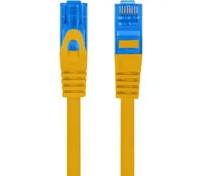 Lanberg CAT6A S/FTP oranžová / Patch kabel / LSZH / CCA / 0,5 m / RJ45-RJ45 / Fluke Passed