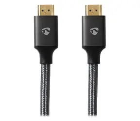 Nedis PROFIGOLD 3 m antracitová / Kabel HDMI / Ultra High Speed / 8K 60Hz / 48 Gbps / zlacené konektory