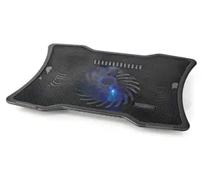 Nedis Chladicí podstavec pro notebook černý / Stojan na notebook / do 17" / USB / ventilátor 125 mm