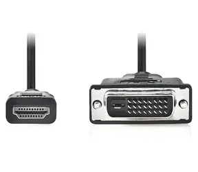 Nedis / Kabel HDMI - DVI-D 24+1pin / černý / 2 m / bulk