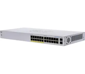 Cisco Business CBS110-24PP-EU REFRESH / Switch / 24x Gigabit RJ-45 / 12x PoE 100W / 2x SFP / Unmanaged