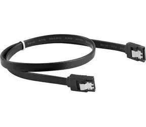 Lanberg CA-SASA-14CU-0050-BK černá / SATA kabel / SATA (M) - SATA (M) / 0,5 m