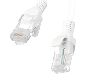 Lanberg UTP CAT5e 5m bílá / Patch kabel / RJ45-RJ45