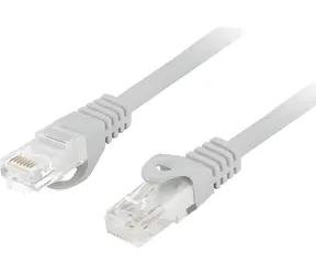 Lanberg UTP CAT6 0,25m šedá / Patch kabel / RJ45-RJ45 / LSZH / Fluke Passed