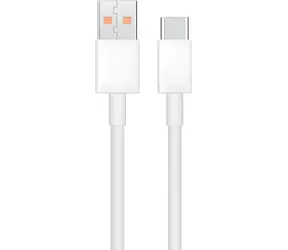 Techonic kabel USB-A - USB-C 1 m bílý / Datový kabel / USB-C