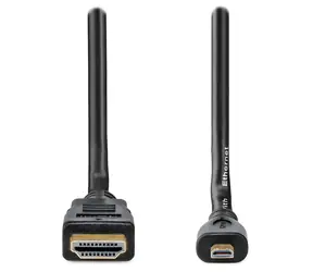 Nedis High Speed HDMI - Micro HDMI 2 m černá / Kabel HDMI / 4K 30 Hz / Ethernet / zlacené konektory