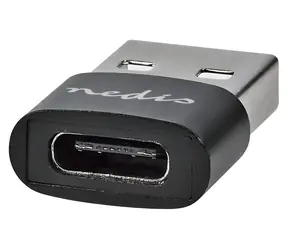 Nedis USB adaptér USB-A konektor - USB-C zásuvka černá / Redukce / USB 2.0 / 480 Mbit/s