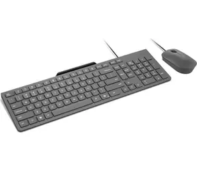 Lenovo 310 šedá / Set klávesnice a myši / Drátový / USB-A / CZ/SK