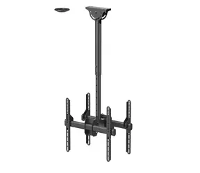 Neomounts NM-C440DBLACK černá / Držák displeje na strop / 2 displeje / 32-60" / VESA 200x200-400x400 / nosnost 45kg