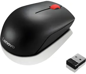 Lenovo Essential černá / Myš / Bezdrátová / Optická / 1 000 DPI / USB