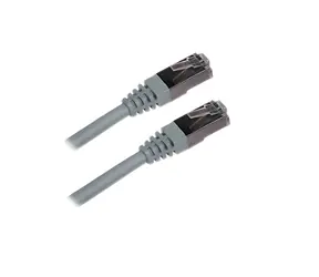 XtendLan Patch kabel Cat6A S/FTP šedý / Patch kabel / 10 m / LSFRZH