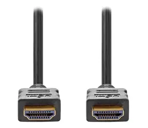 Nedis HDMI kabel černý / Kabel / HDMI 2.0 / 4K/60Hz / pozlacené konektory / Ethernet / 5 m