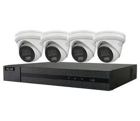 HiLook KIT Turret 6Mpx / Kamerový systém / 1x NVR-108MH-C/8P / 4x IPC-T260HA-LUF / 2TB / Smart Hybrid Light / PoE
