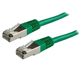 XtendLan Patch kabel Cat6A S/FTP LSZH 0,25 m zelený / Patch kabel / S/FTP / RJ-45 / 0,25 m
