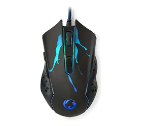 Nedis GMWD210BK černá / Herní myš / Drátová / 3600 DPI / 6 tlačítek / USB