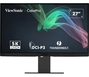 27" ViewSonic VP2788-5K černá / Monitor / IPS / 5120x2880 / 16:9 / Thunderbolt 4