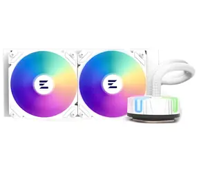 Zalman Reserator5 Z24 ARGB bílá / Chladič CPU / vodní / 240 mm / ARGB / ZE1225ASHx2