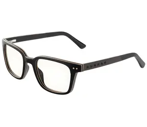 GUNNAR MUIR EBONY / Herní brýle / čirá PRO skla / BLF 20 / GUNNAR focus