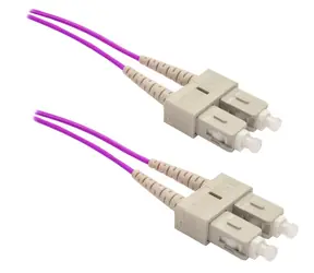 XtendLan FO patch SC-SC / Optický patch kabel / 1 m / 50/125 OM4 duplex / LS0H