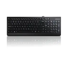 Lenovo 300 černá / Drátová klávesnice / US layout / 1x USB-A