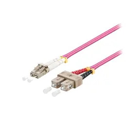 XtendLan FO patch LC-SC / Optický patch kabel / Multimode 50/125 OM4 / Duplex / 10 m / LS0H