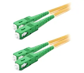 XtendLan optický patch kabel SC/APC-SC/APC / Patch kabel / SM 9/125 duplex / 2 m / G.652d / LSZH