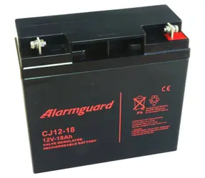ALARMGUARD CJ12-18 / Olověný akumulátor / bezúdržbový / 12V / 18Ah / životnost 5 let