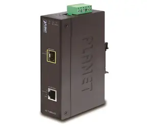 Planet IFT-805AT / Optický konvertor / SFP / DIN lišta / IP30 / -40 až 75 °C
