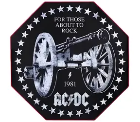 SUPERDRIVE AC/DC / Ochranná podložka pod herní židli