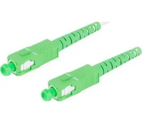Lanberg bílá / Optický patch kabel / SC/APC-SC/APC / Singlemode G657B3 / Simplex / 30 m