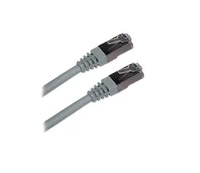 XtendLan Patch kabel Cat6a šedý / Patch kabel / S/FTP / LSZH / 0,25 m