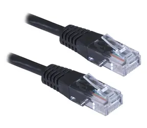 XtendLan UTP CAT5E 0,25m černá / Patch kabel / RJ45-RJ45