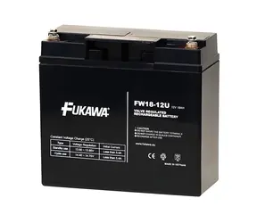 FUKAWA FW 18-12 U / Baterie do UPS / 12V / 18Ah / životnost 5 let / závit M5