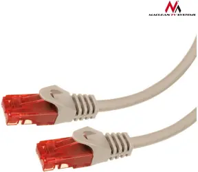 Maclean MCTV-301S šedá / Patchcord / Cat6 / 1 m