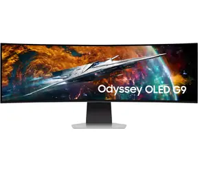 49" Samsung Odyssey G9 OLED LS49CG954SUXEN stříbrná / Monitor / OLED / 5120x1440 / 240Hz / DisplayHDR400 / Wi-Fi / BT