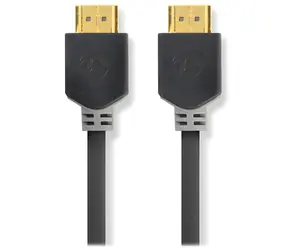 Nedis High Speed HDMI 2.0 10 m antracit / Kabel HDMI / 4K 60Hz / Ethernet / Zlacené konektory