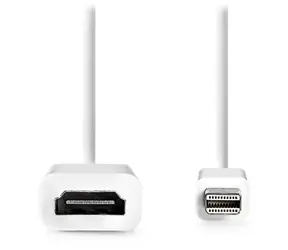 Nedis adaptér mini DisplayPort - HDMI bílý / Adaptér / mini DisplayPort (M) - HDMI (F) / 20 cm