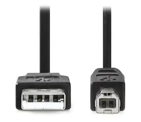 NEDIS USB 2.0 kabel A-B černá / Kabel USB / K tiskárně / 3 m
