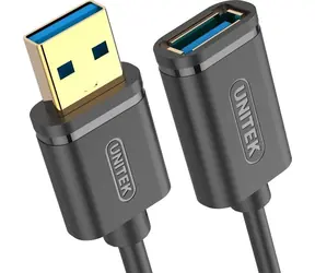 Unitek Y-C4030GBK černá / Kabel USB-A - USB-A / 3 m