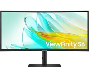 34" Samsung ViewFinity S6 LS34C652UEUXXE černá / Monitor / 3440x1440 / 21:9 / 100Hz / HDMI / DP