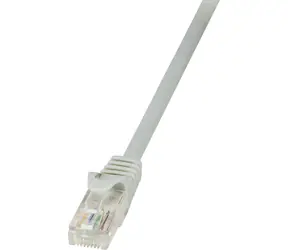 LogiLink EconLine šedá / Patch kabel / Cat6 / U/UTP / 1 m / RJ-45