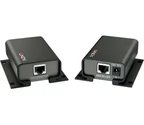 Lindy redukce USB-A - RS-232 černá / Redukce / 1 port / výstup 1 A
