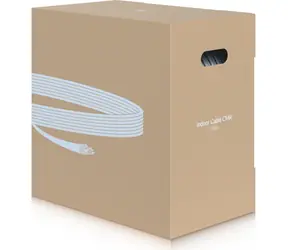 Ubiquiti UniFi Cable C6A CMR 305m bílá / Instalační kabel / Cat6A / UTP / AWG23
