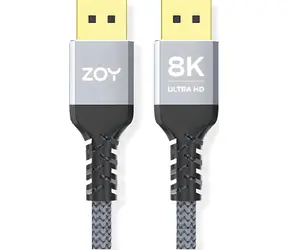 ZOY ZCD18 šedá / Kabel DisplayPort - DisplayPort / 1,8 m